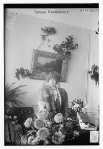 Sarah Bernhardt in New York City [December 1, 1912].